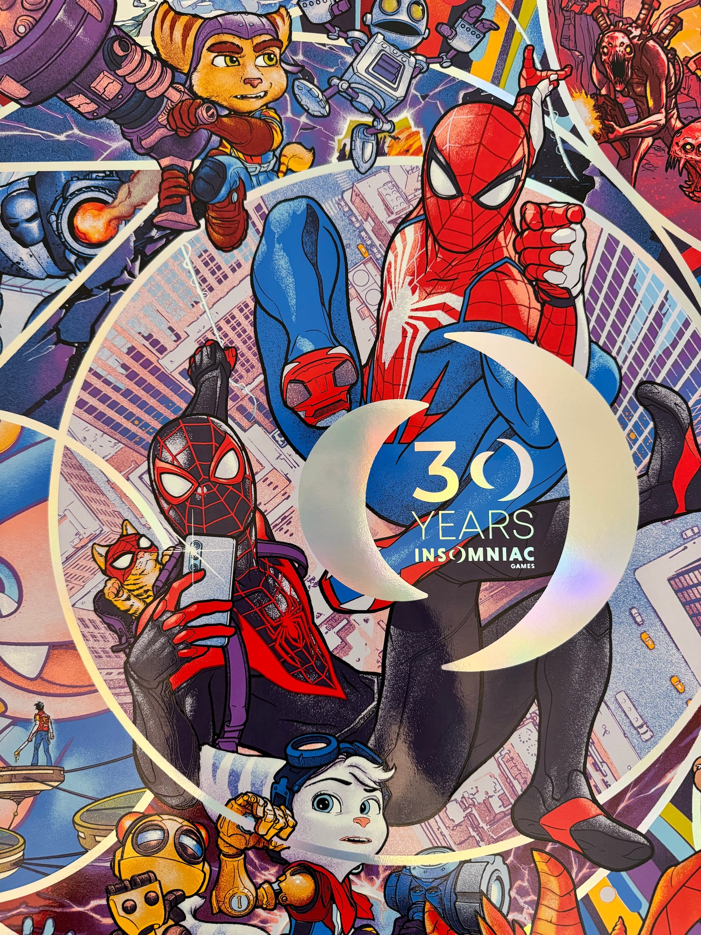 05.000AP: Insomniac Games 30th Anniversary AP Set by Martin Ansin