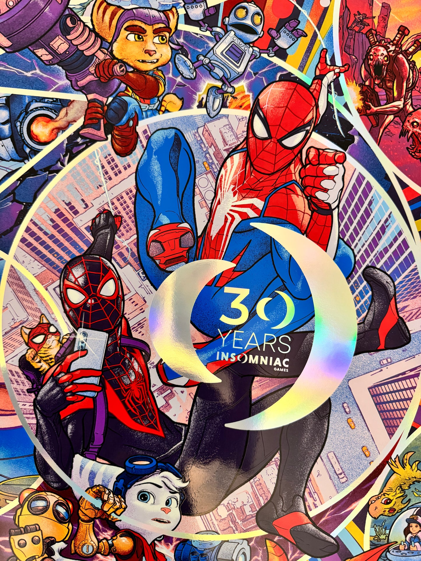 05.000AP: Insomniac Games 30th Anniversary AP Set by Martin Ansin