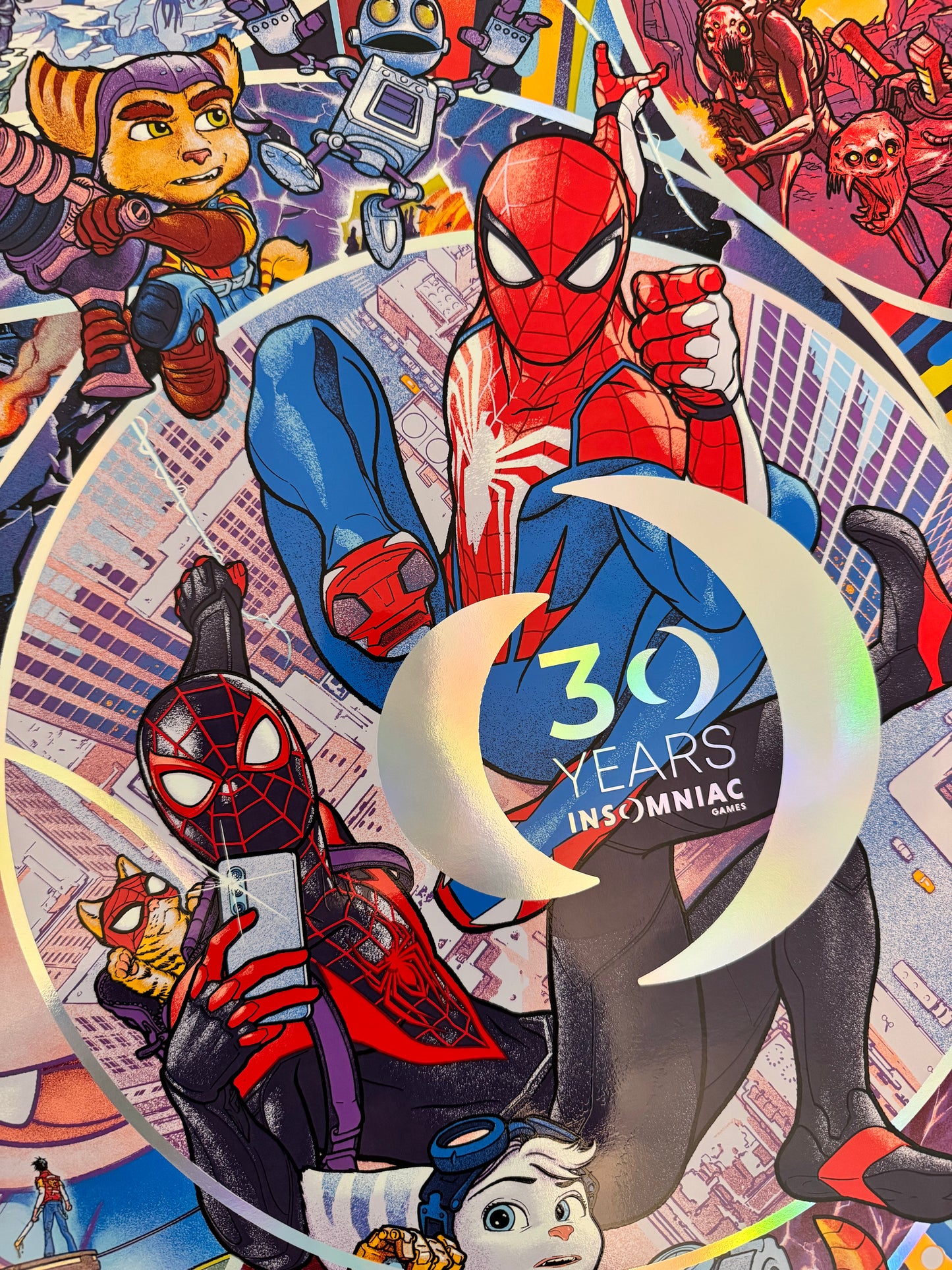 05.000AP: Insomniac Games 30th Anniversary AP Set by Martin Ansin