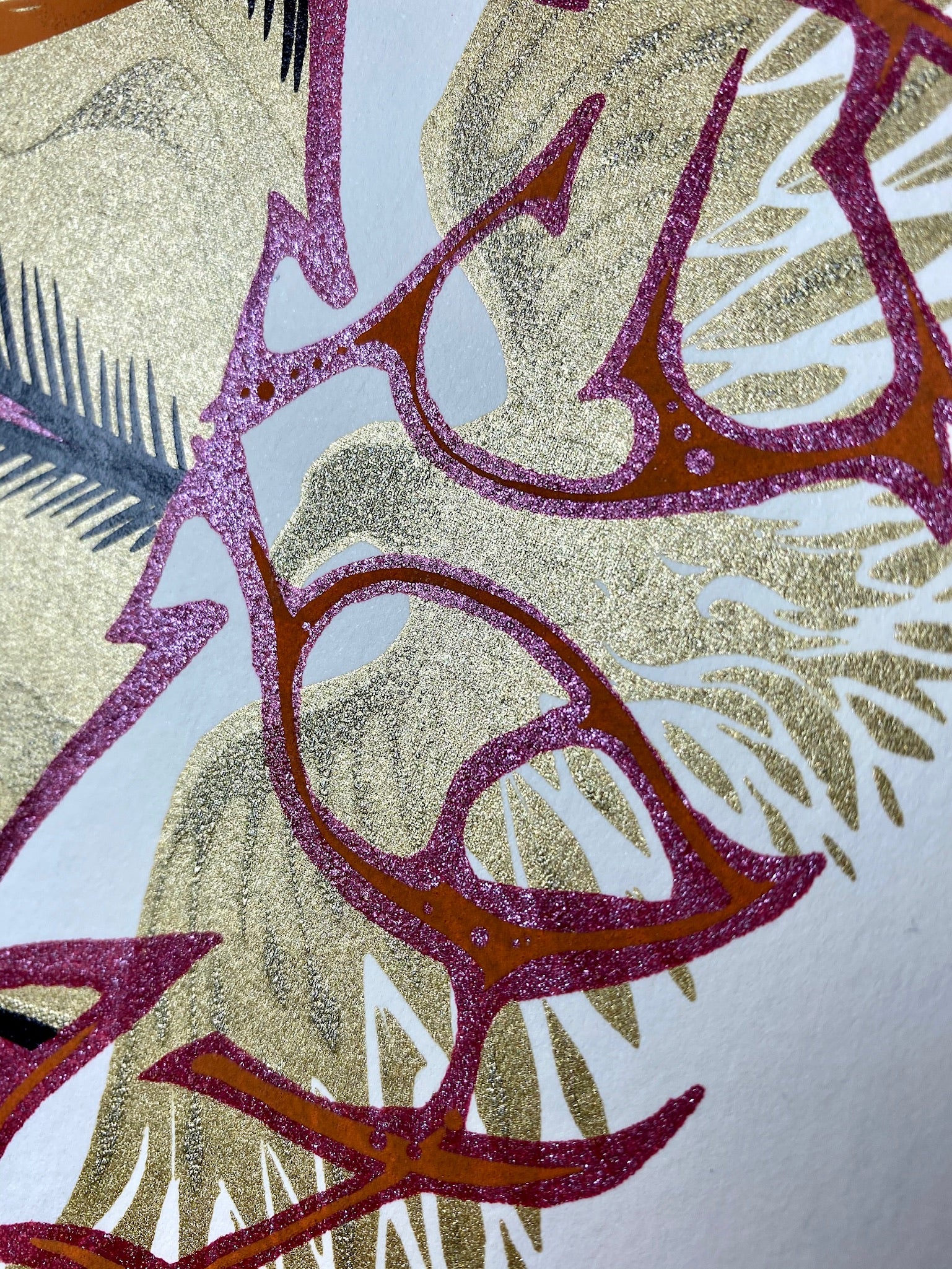 Details for Marvel's Dark Phoenix by Malleus. Limited-edition screenprint poster.
