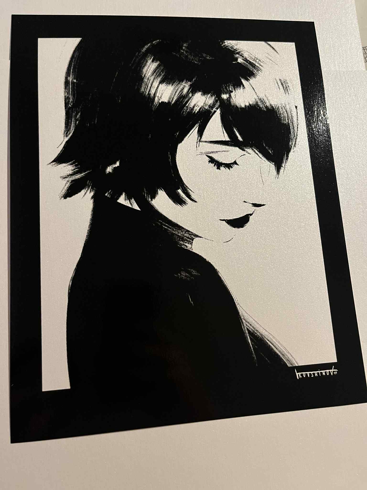 Monotone Silkscreen Print Set by Ilya Kuvshinov イリヤ・クブシノブ
